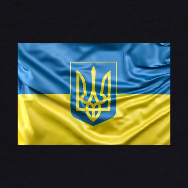 Flag of Ukraine. Stand with Ukraine! by Pavlushkaaa